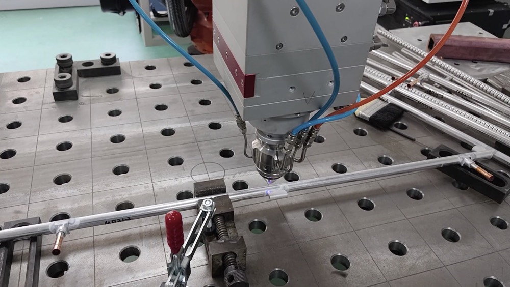 制冷-铝制换热器激光焊